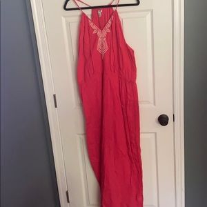 Dark pink Old Navy Maxi dress